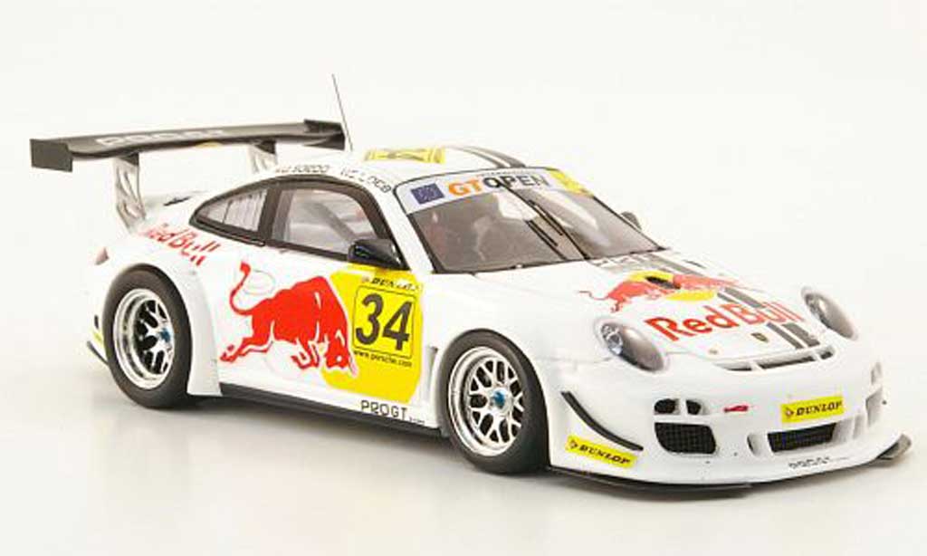 Porsche 997 GT3 1/43 Spark GT3 R 2010 No.34 Red Bull GT Open Barcelona modelauto