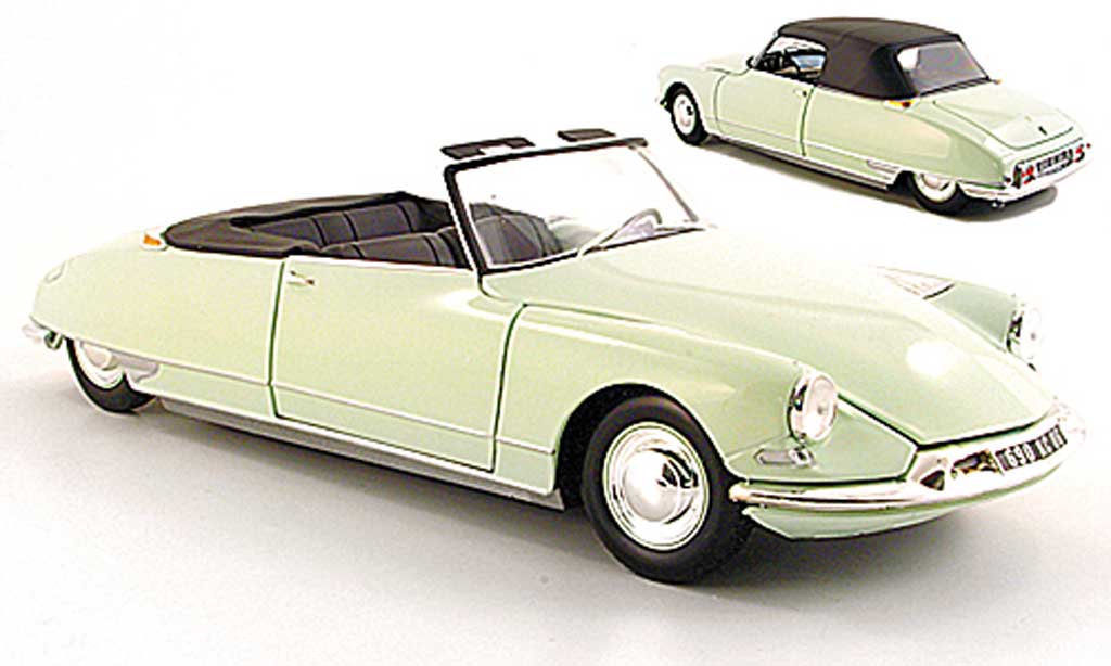 Citroen DS 19 1/18 Norev 19 Cabrio grun 1961 modelauto