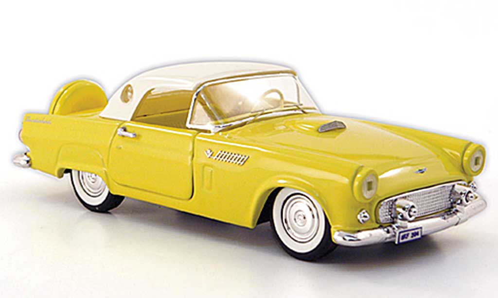 Ford Thunderbird 1956 1/43 Rio 1956 Hardtop geel/wit modelauto