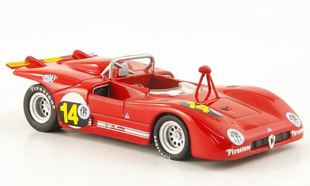 Alfa Romeo 33.3 1971 1/43 M4 1971 No.14 Galli/Stommelen Buenos Aires modelauto