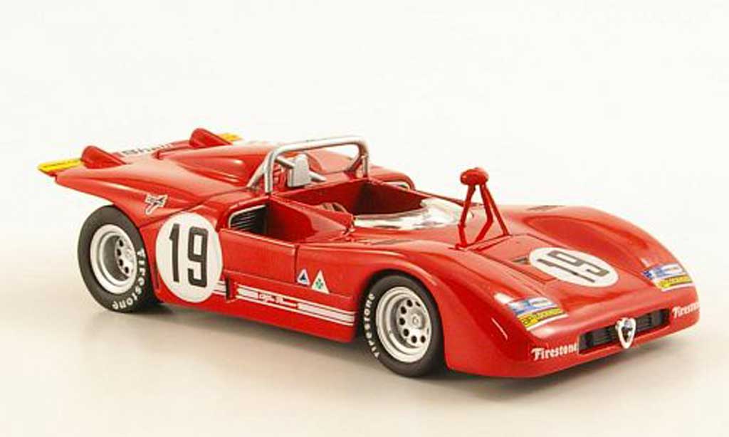 Alfa Romeo 33.3 1971 1/43 M4 1971 No.19 Stommelen/Galli Monza modelauto