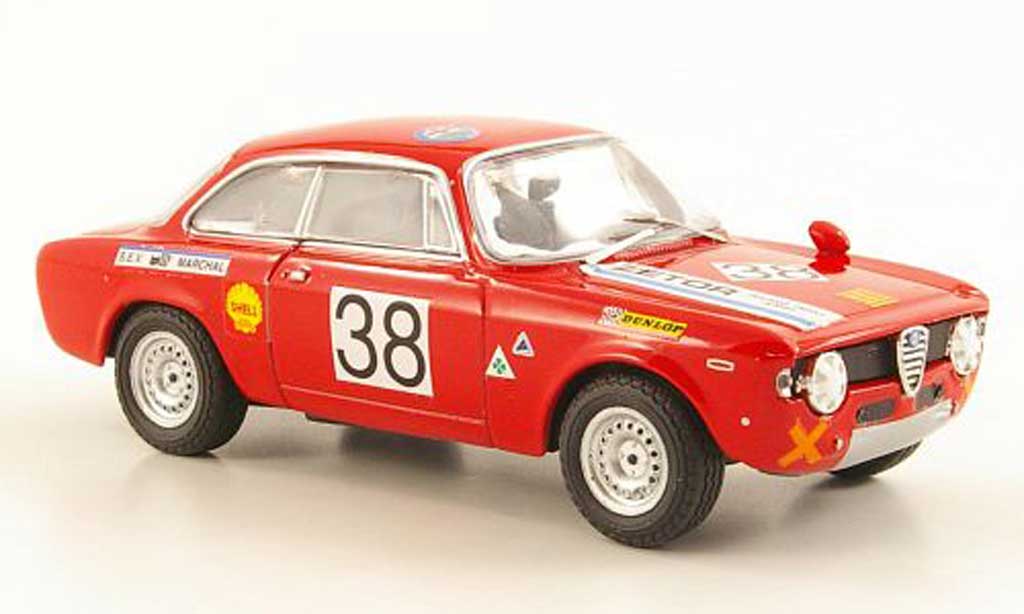 Alfa Romeo Giulia 1300 GTA 1/43 M4 1300 GTA No.38 Zetor Racing Team Bunn 1969 modelauto