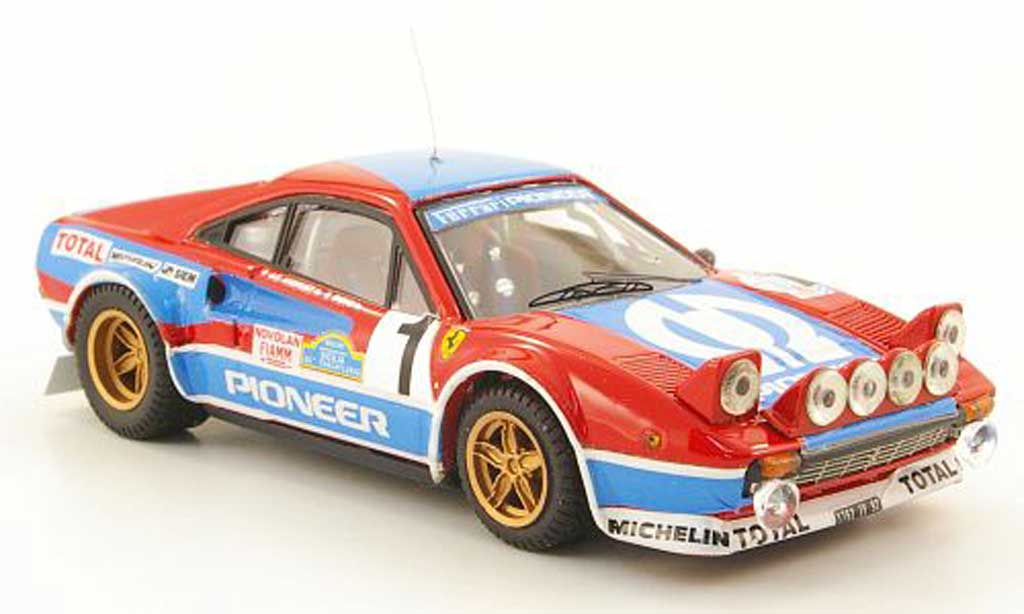 Ferrari 308 GTB 1/43 Best GTB Gr.4 No.1 Pioneer Targa Florio 1982 modelauto