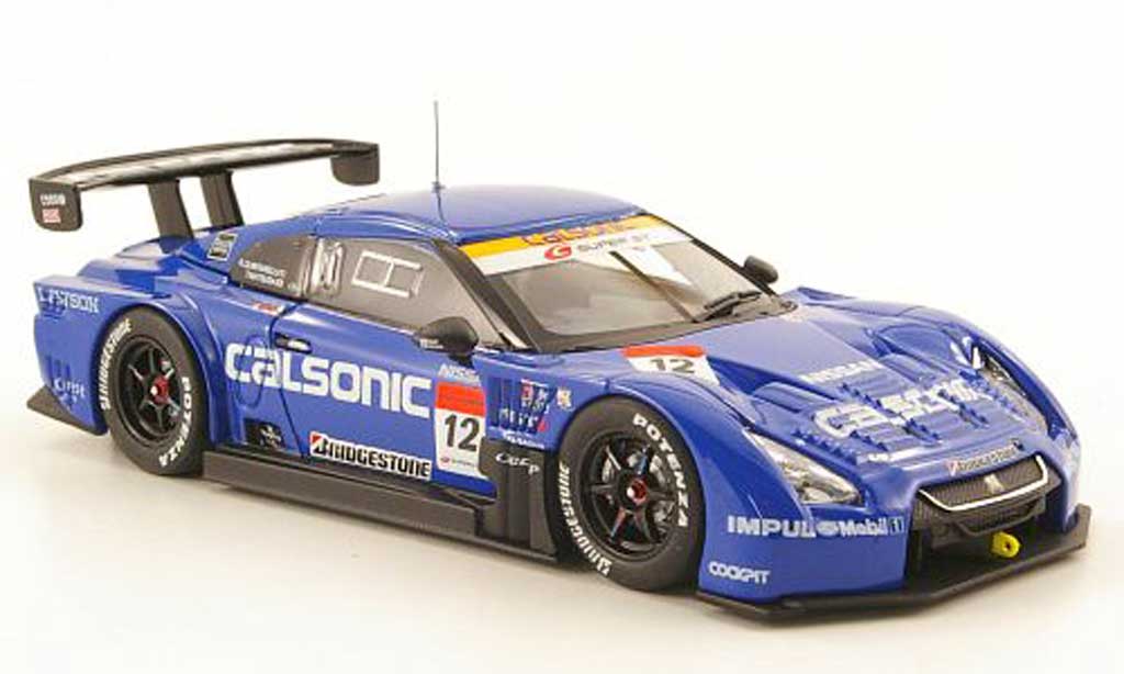 Nissan Skyline 1/43 Ebbro GT-R No.12 Calsonic Super GT500 Fuji 2010 modelauto