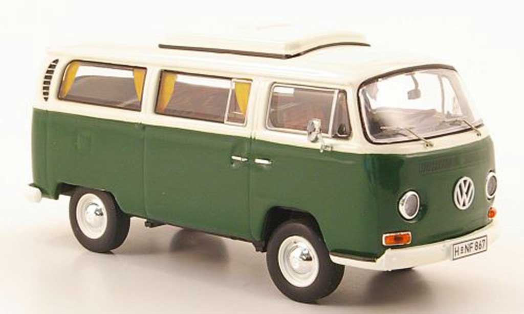 Volkswagen T2 A 1/43 Premium ClassiXXs A Campingwagen grun/wit 1967 modelauto