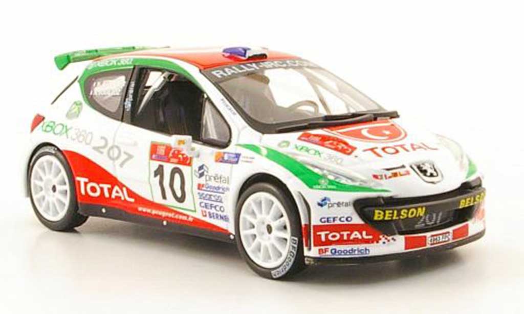 Peugeot 207 S2000 1/43 Hachette S2000 No.10 Total Rally Istanbul 2007 modelauto