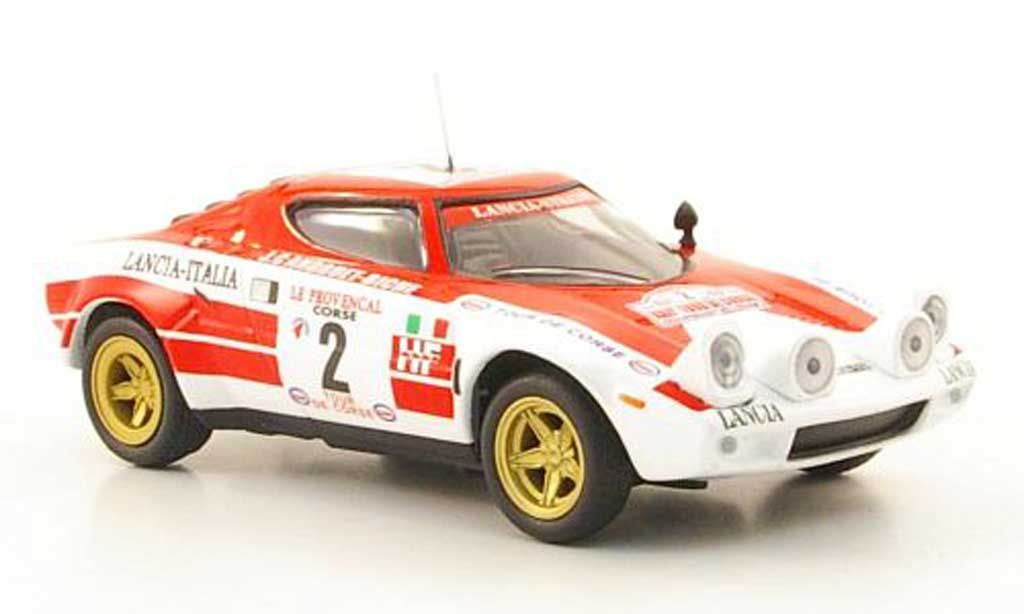 Lancia Stratos Rallye 1/43 Hachette Rallye No.2 -Italia Tour de Corse 1974 modelauto