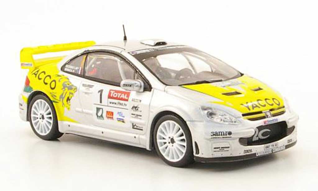 Peugeot 307 WRC 1/43 Hachette WRC No.1 Yacco Rally du Limousin 2008 modelauto