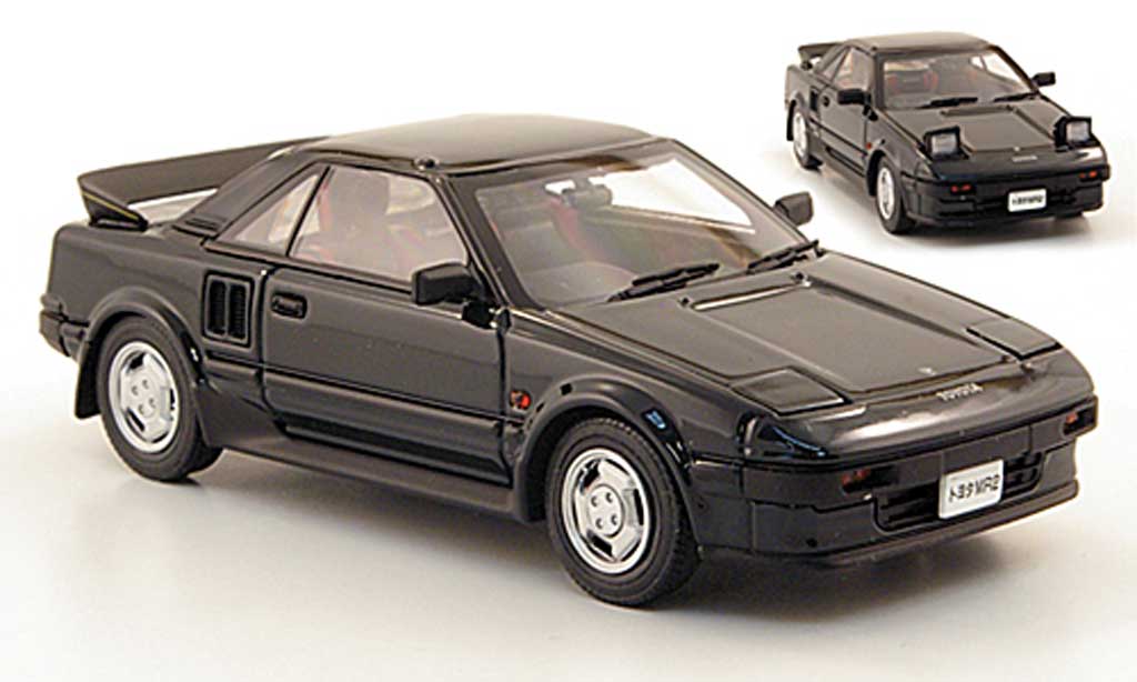 Toyota MR 1/43 Ebbro 2 (AW11) grun 1984 modelauto