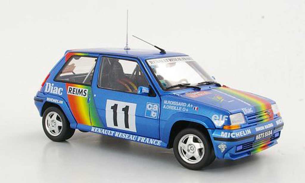 Renault 5 1/18 Norev GT Turbo No.11A.Oreille / M.Roissard Rally Monte Carlo 1990 modelauto