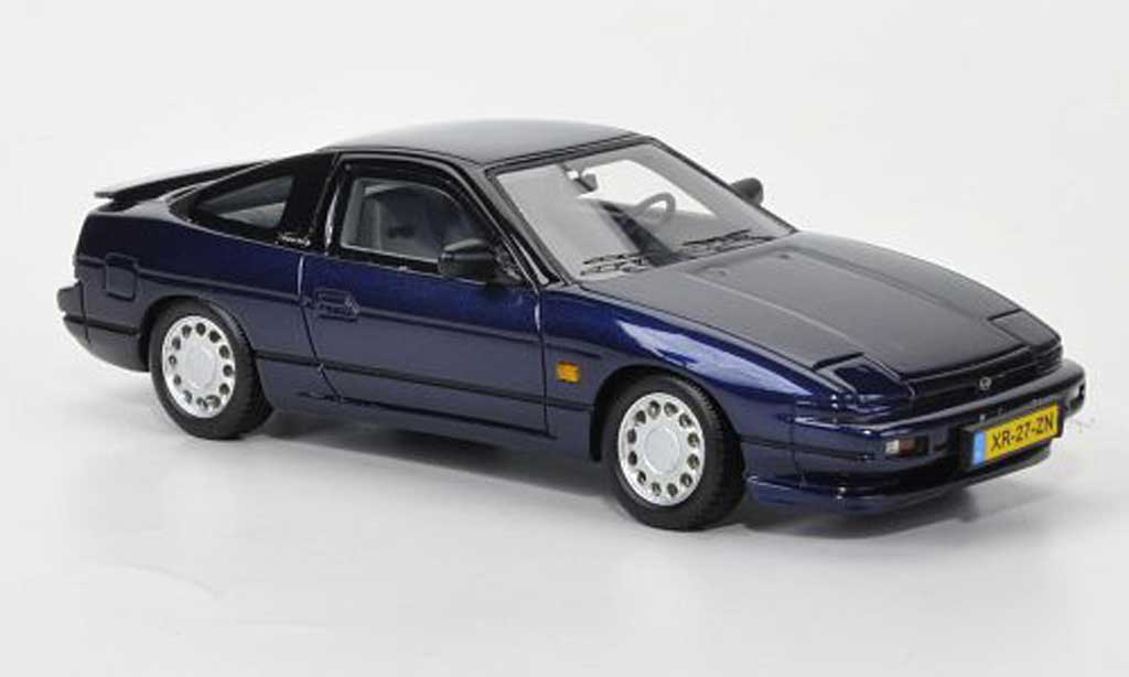 Nissan 200 SX 1/43 Neo (S13) blauw 1991 modelauto