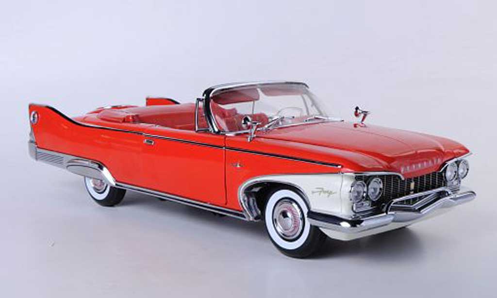 Plymouth Fury 1/18 Sun Star Cabriolet rood 1960 modelauto