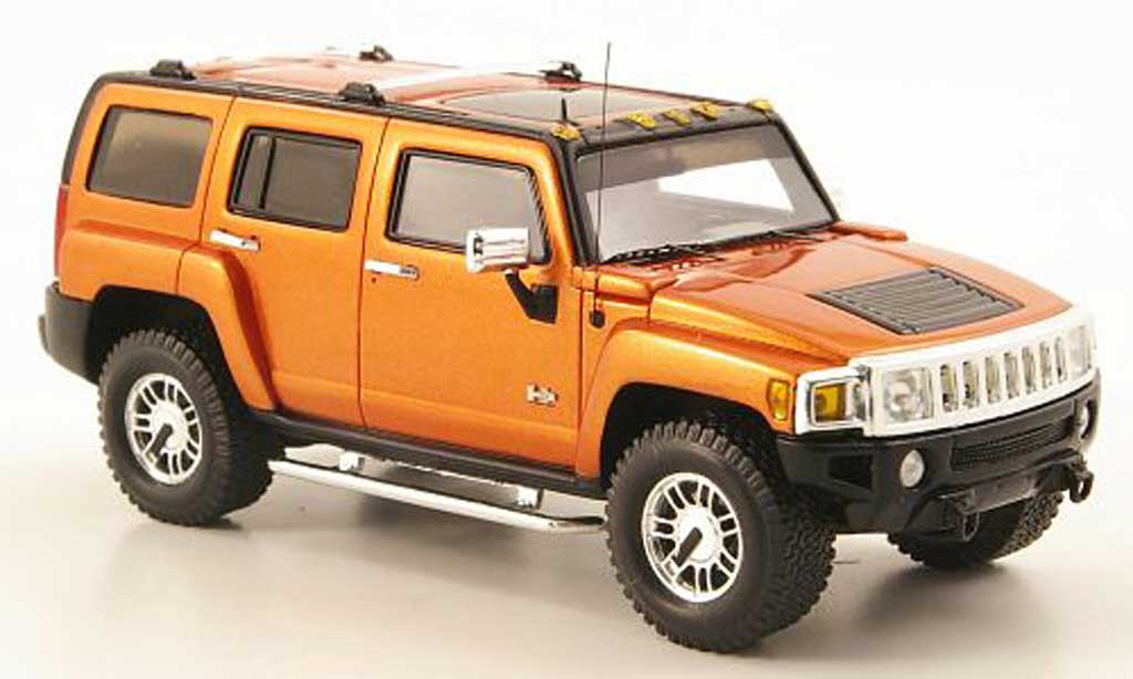 Hummer H3 1/43 Luxury Collectibles oranje 2006 modelauto