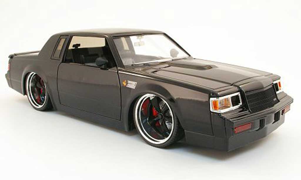 Buick T-Type 1/18 Jada Toys grand national zwart 1987 modelauto