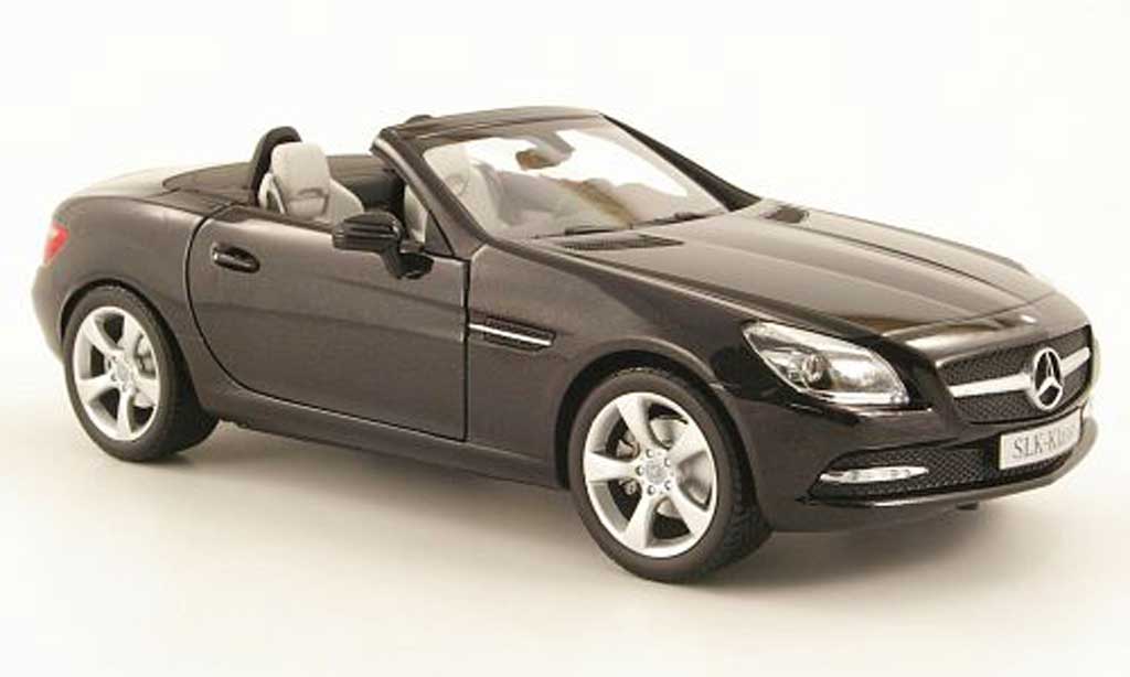 Mercedes Classe SLK 1/18 Minichamps (r172) zwart 2011 modelauto