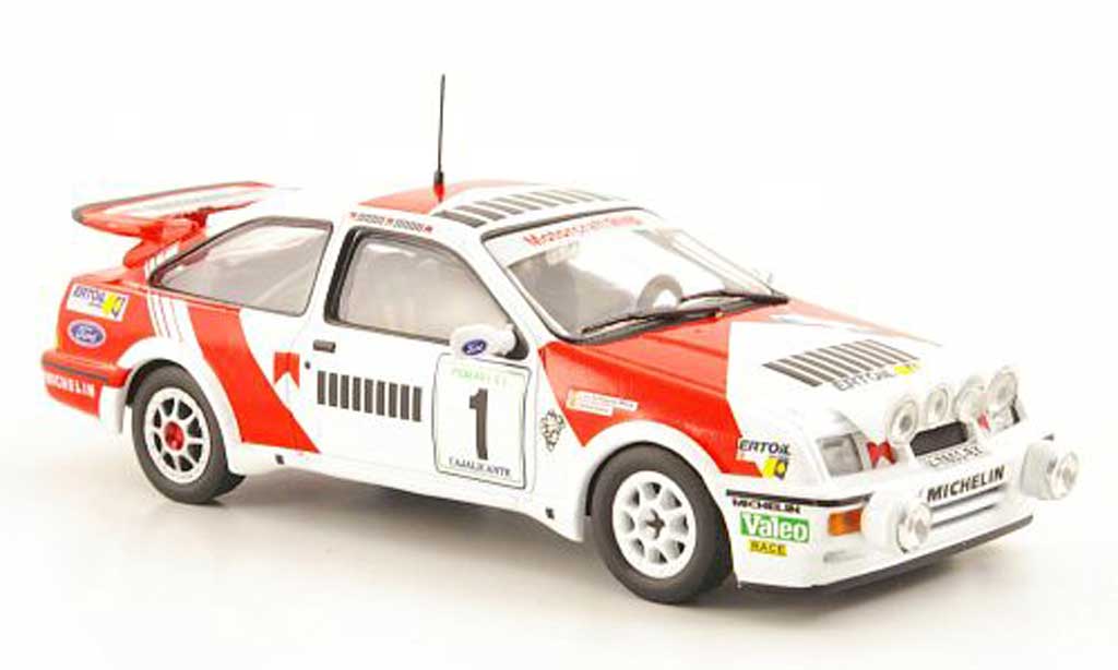 Ford Sierra Cosworth RS 1/43 Hachette Cosworth RS No.1 Rally Cajalicante 1988 modelauto