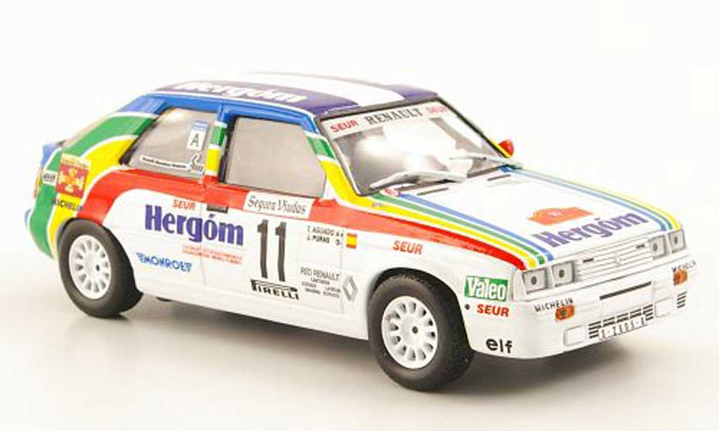 Renault 11 Turbo 1/43 Hachette Turbo No. Hergom Rally Catalunya 1987 modelauto