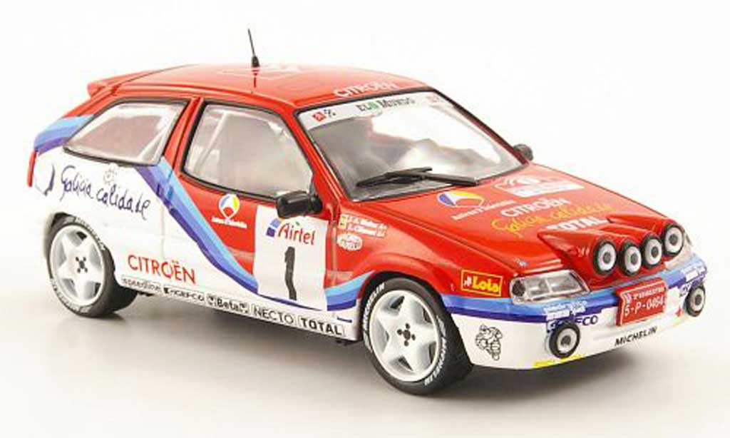 Citroen ZX Rallye 1996 1/43 Hachette Rallye 1996 16V No.1 Rally San Froilan modelauto
