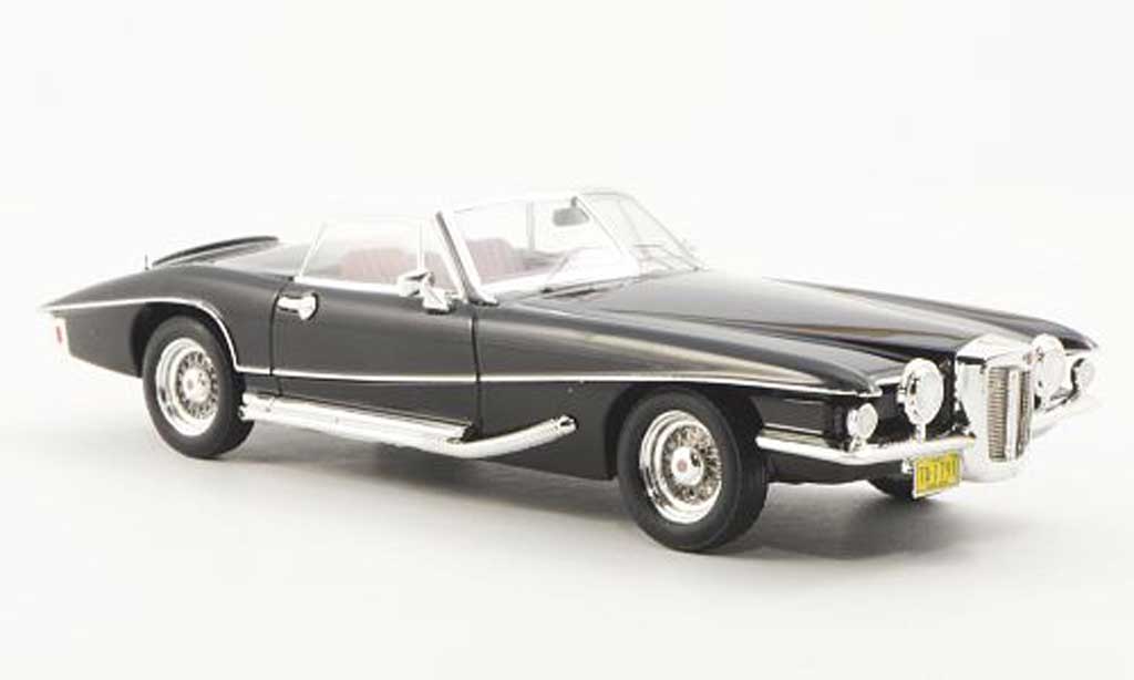 Stutz Blackhawk 1/43 Premium X Cabriolet zwart 1971 modelauto