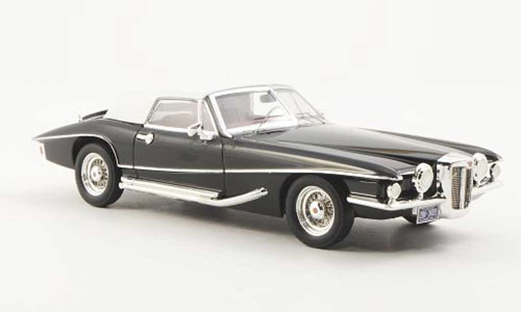 Stutz Blackhawk 1/43 Premium X Cabriolet zwart/wit 1971 modelauto