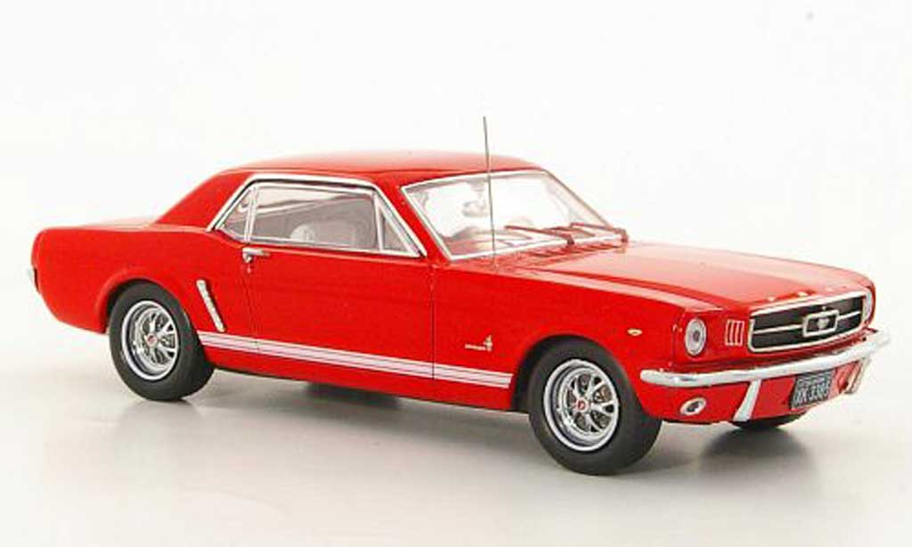 Ford Mustang 1965 1/43 Premium X 1965 rood modelauto
