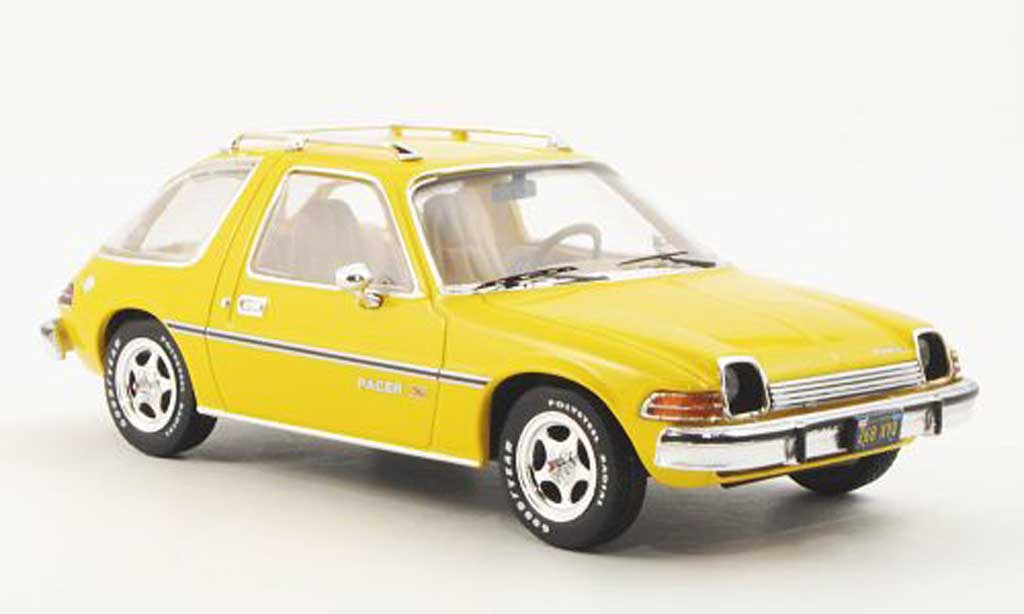 AMC Pacer 1/43 Premium X X geel 1975 modelauto