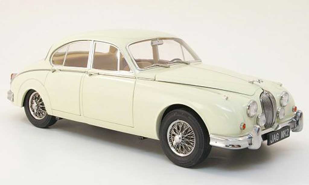 Jaguar MK 2 1/18 Model Icons 2 2.4 wit lhd 1960 modelauto