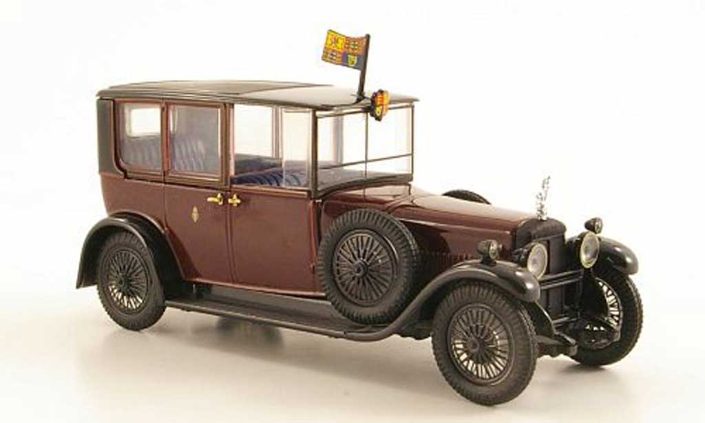 Daimler Double Six 1/43 Oxford 30 Brougham rood/zwart King George V (Sandringham) RHD 1929 modelauto