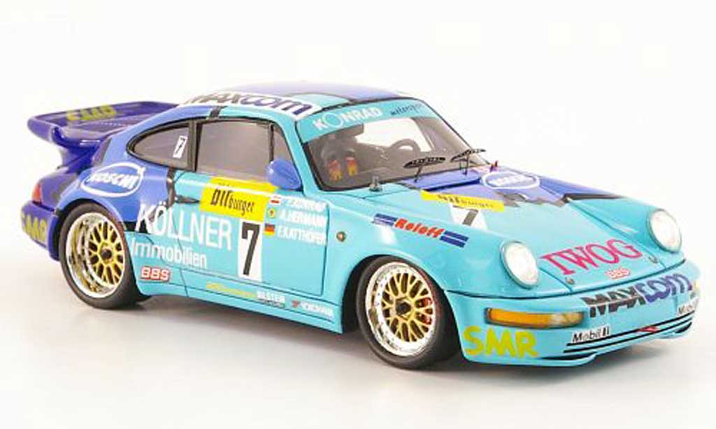Porsche 993 RS 1/43 Spark 964 Carrera RS No.7 Maxcom 24h Nurburgring 1 modelauto
