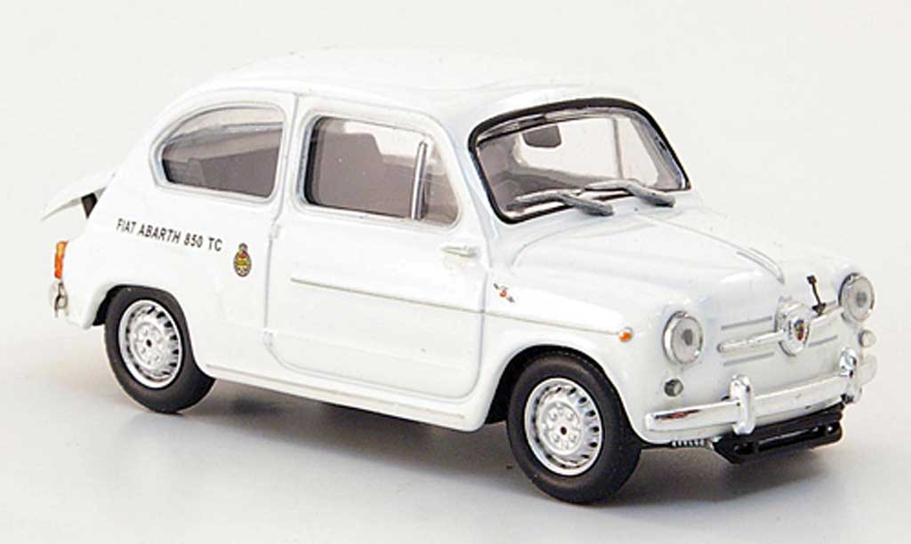 Abarth 850 TC 1/43 Hachette TC Corsa wit 1963 modelauto