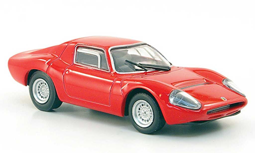 Abarth 1300 OT 1/43 Hachette OT rood 1965 modelauto
