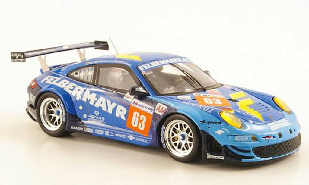 Porsche 997 GT3 RSR 1/43 Spark GT3 RSR 2001 No.63 Proodon Competition 24h Le Mans modelauto
