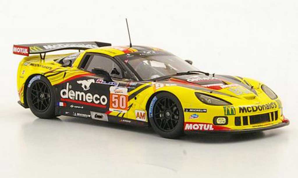 Chevrolet Corvette C6 1/43 Spark C6 ZR1 No.50 Larbre Competition P.Bornhauser / J.Canal / G.Gardel 24h Le Mans 2011 modelauto