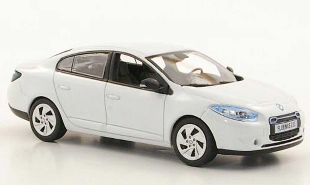 Renault Fluence 1/43 Norev ZE wit 2011 modelauto