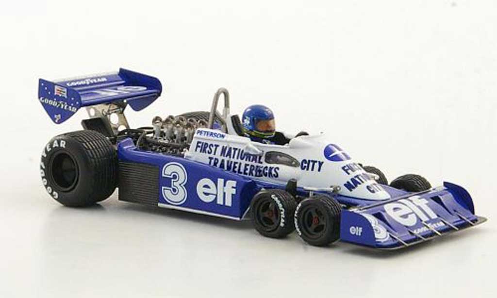 Tyrrell P34 1/43 TrueScale Miniatures No.3 elf R.Peterson GP Belgien 1977 modelauto