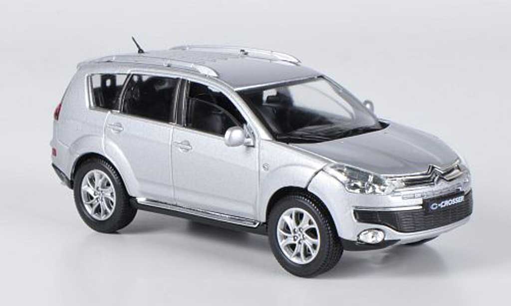 Citroen C Crosser 1/43 Solido rosser grijs 2007 modelauto