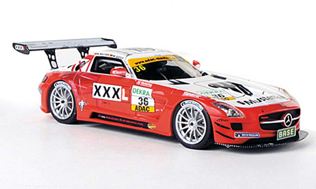 Mercedes SLS 1/43 Schuco AMG GT3 No.36 Musterring - MS Racing M.Mayer / M.Gotz ADAC GT Masters-Saison 2011 modelauto