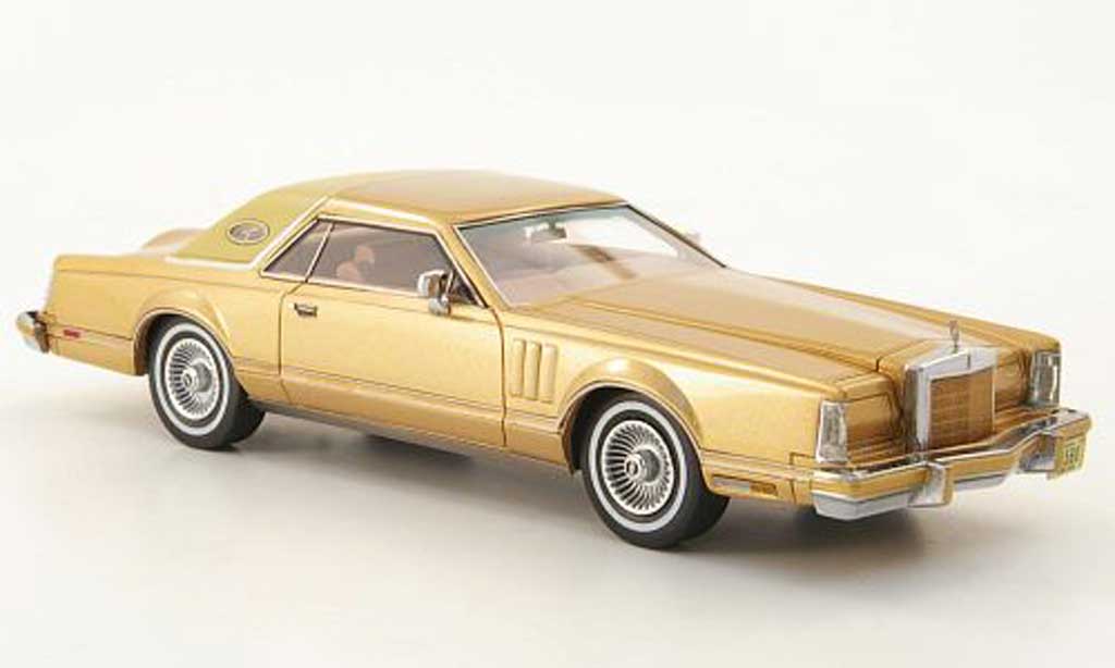 Lincoln Continental 1978 1/43 Neo 1978 Mark V Coupe gold/beige modelauto