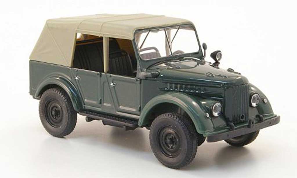 Gaz 69A 1/43 Nash Avtoprom grun geschlossen modelauto