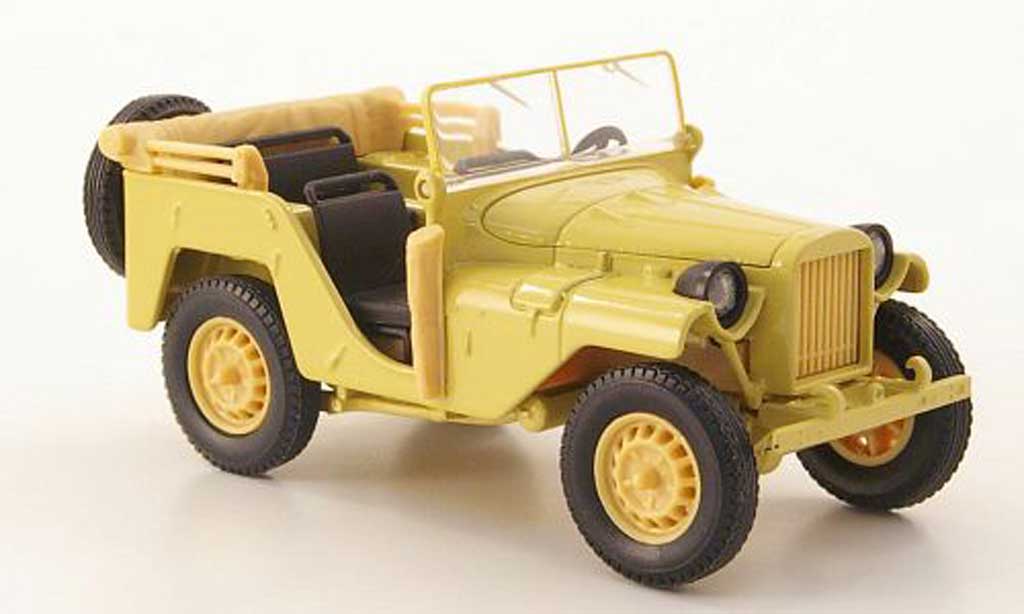 Gaz 64 1/43 Nash Avtoprom geel modelauto
