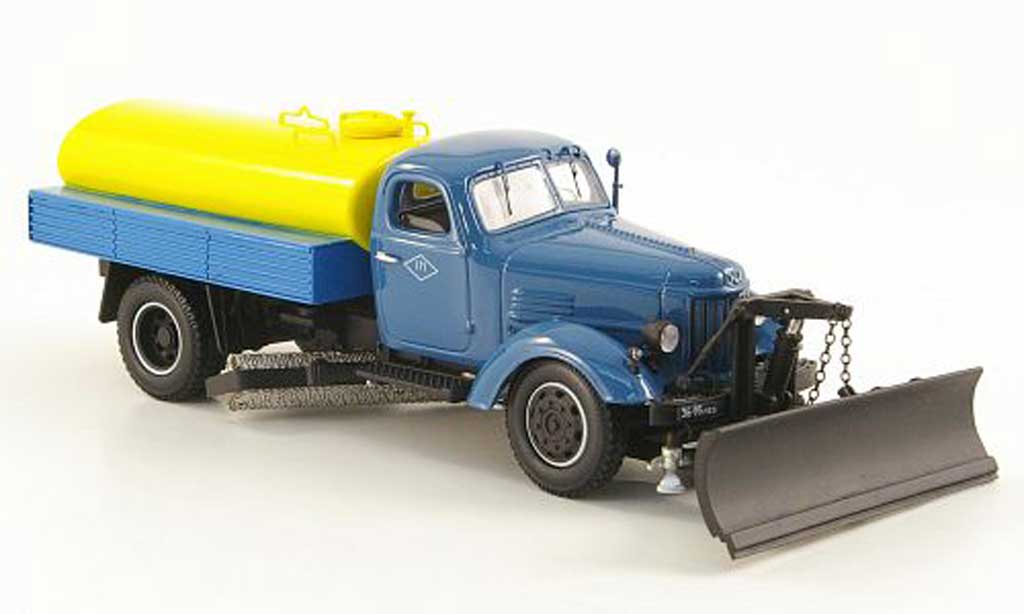 Zil 164 1/43 DIP Models A/KPM-2 Strassenreinigrung No.171 blauw/geel modelauto