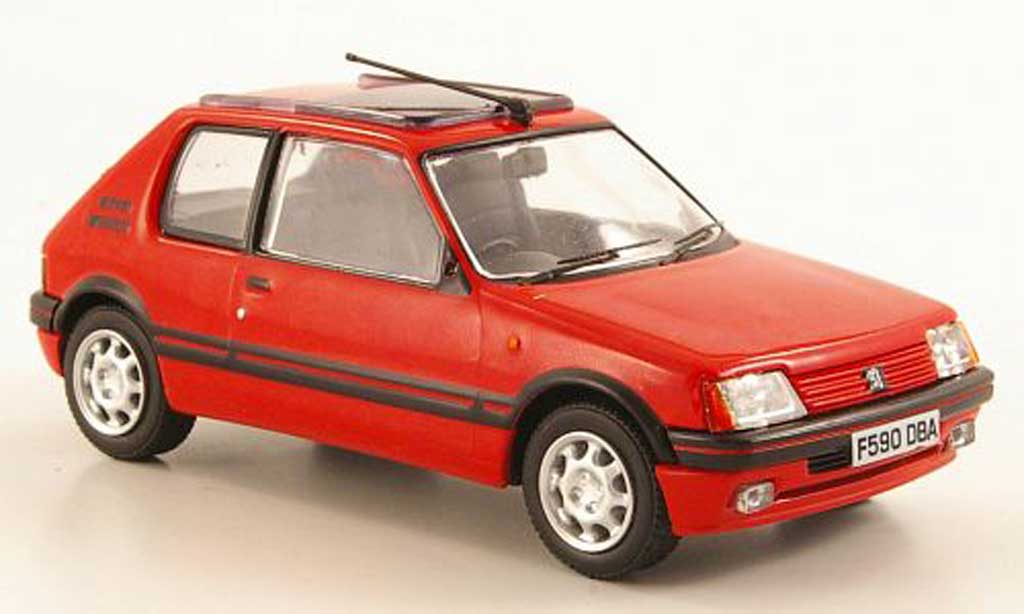 Peugeot 205 GTI 1/43 Vanguards GTI 1.9 GTI rood modelauto