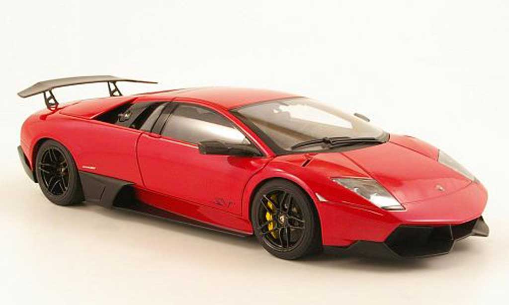 Lamborghini Murcielago LP670 1/18 Autoart LP670 SV rood 2009 modelauto