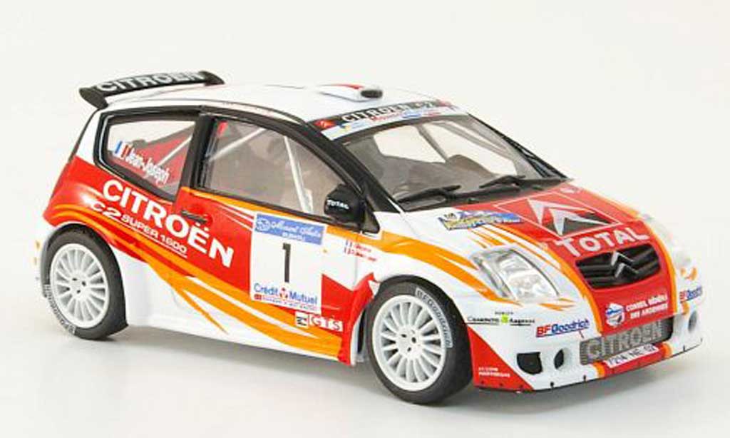 Citroen C2 S1600 1/43 Hachette S1600 No.1 Total Rally d'Antibes 2007 modelauto