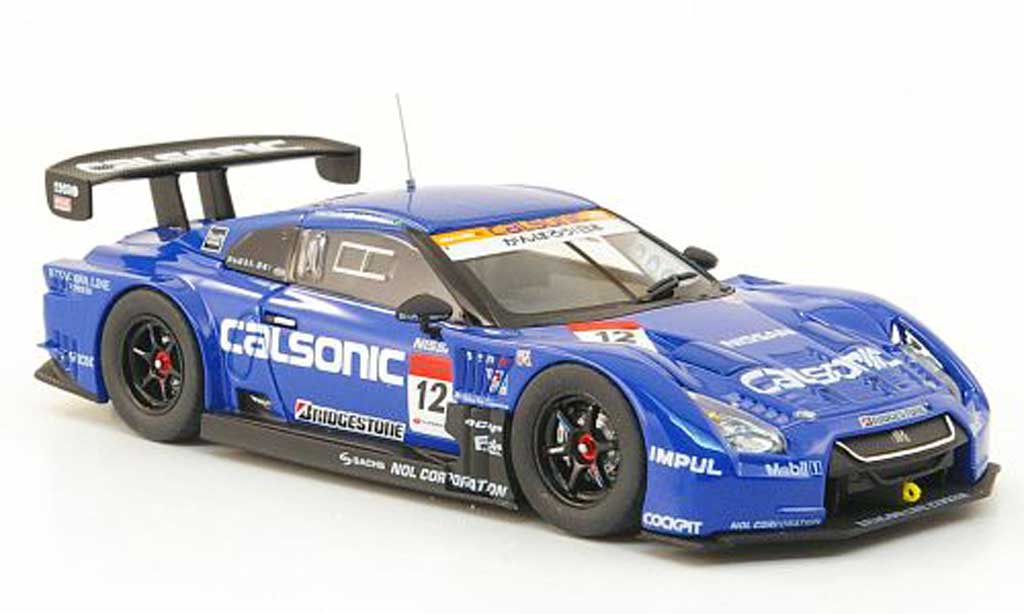 Nissan Skyline 1/43 Ebbro Impul GT-R No.12 Calsonic Super GT500 Runde 2 Fuji 2011 modelauto