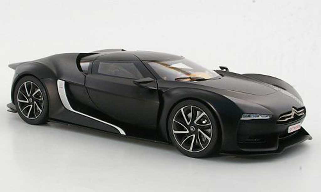 Citroen GT 1/18 Norev mat zwart 2008 modelauto