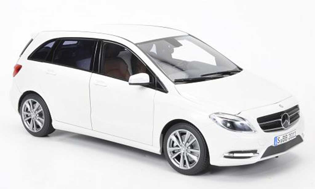 Mercedes Classe B 1/18 Norev B180 wit 2011 modelauto