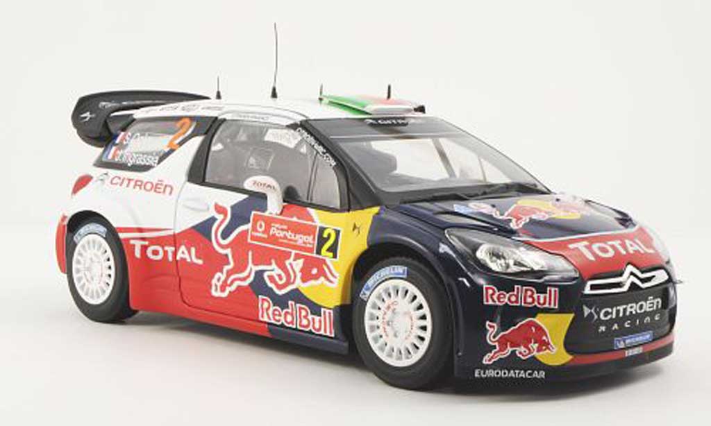 DS Automobiles DS3 WRC 2011 1/18 Norev WRC 2011 No.2 Red Bull / Total S.Ogier / J.Ingrassia Rally Portugal modelauto