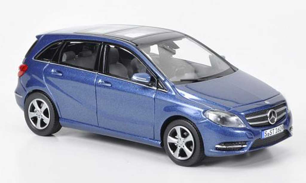 Mercedes Classe B 1/43 Norev B180 blauw 2011 modelauto