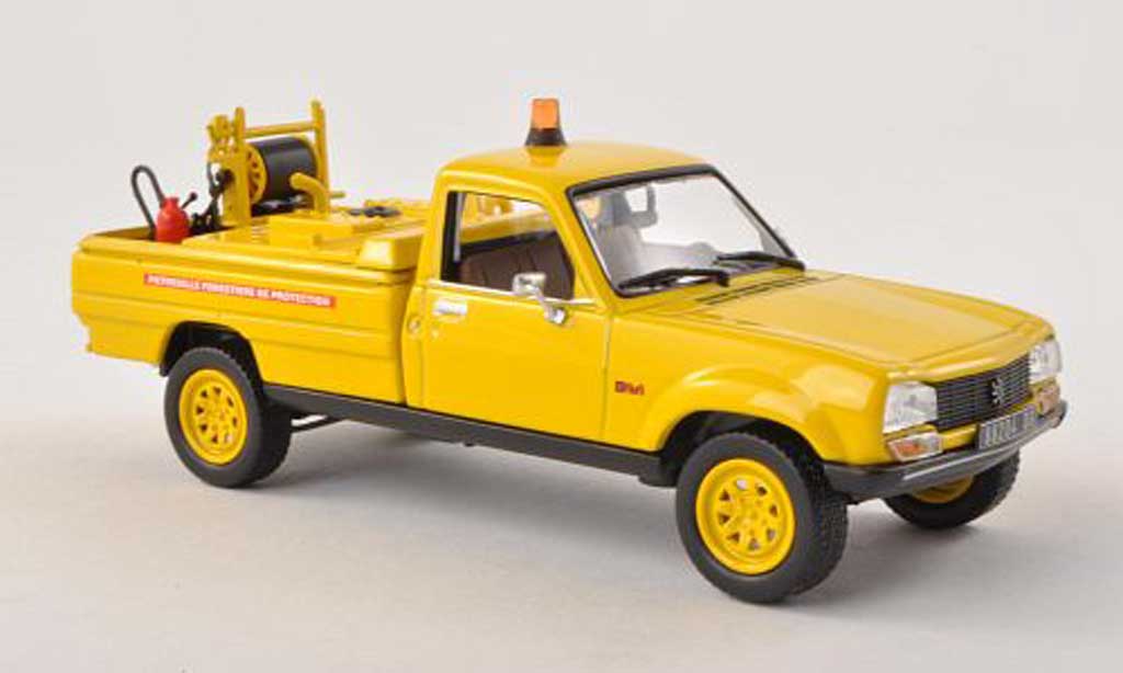 Peugeot 504 Pick up 1/43 Norev Pick up CCF Forestiers Brandweer 1979 modelauto